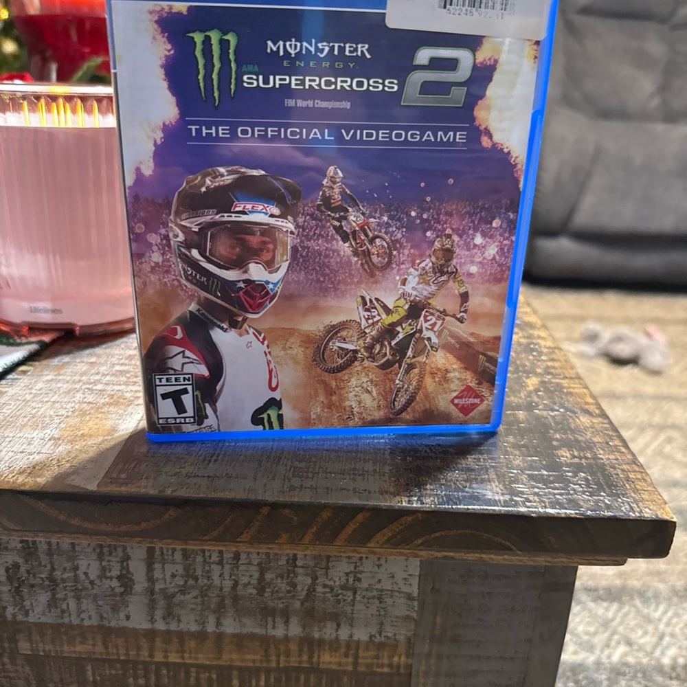 NFL Monster Energy Supercross 2 Video Game - Blue and Purple